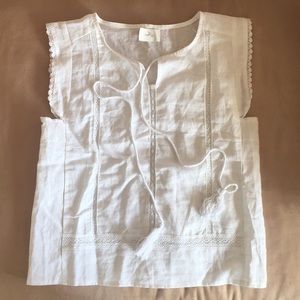NWT John Galt/Brandy Melville white sleeveless top